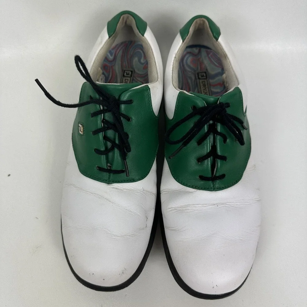 FootJoy DryJoys Women's Golf Shoes Size 8.5 Marshall University‎ NCAA Saddle